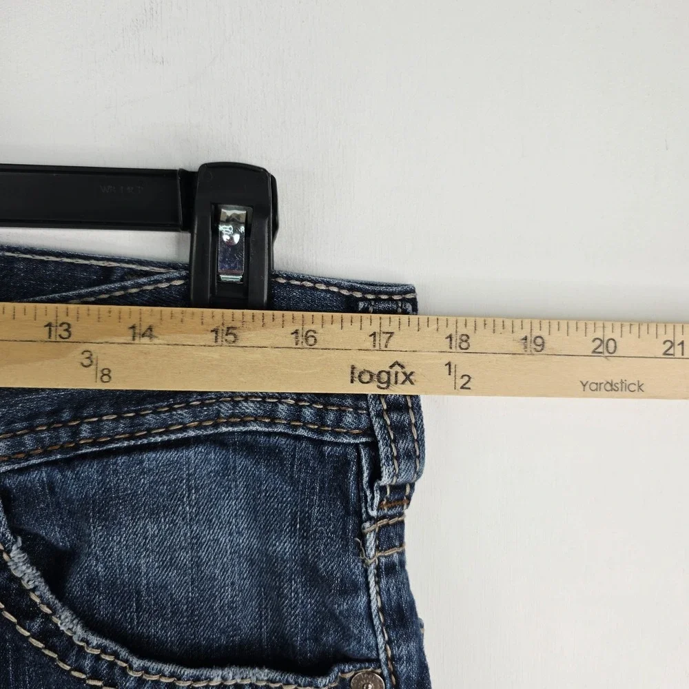 Silver Jeans Co Zac Men 32x30 Relaxed Straight Red Line Selvedge Denim M4408